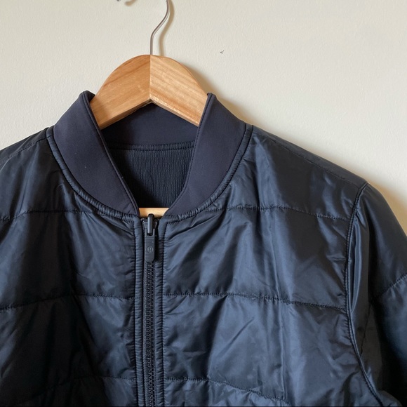 lululemon athletica Jackets & Blazers - LULULEMON, Reversible Bomber Jacket, Black, SZ 10